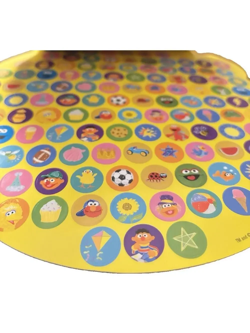 Sesame Street Cookie Monster Shaped Sticker Book 300+ Stickers Included 4 Sheets